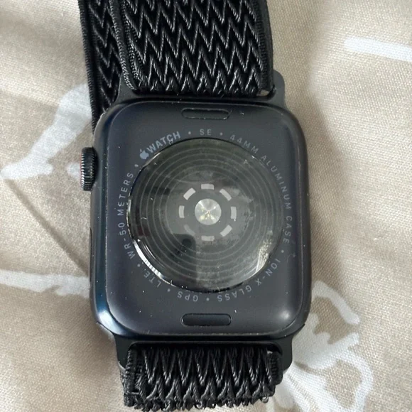 Apple Watch 44mm Smartwatch with Black Mesh Band - Picture 2 of 4